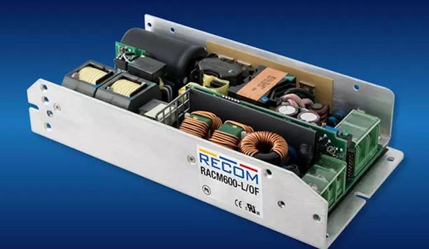 RECOM Extends Its Range Of AC/DC Open-Frame Power Supplies With The RACM600-L Series