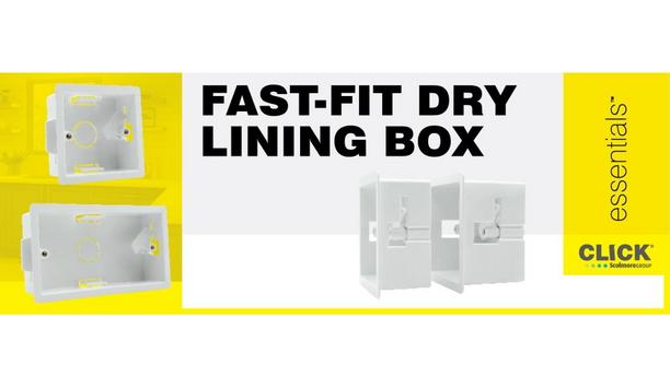 Fast Fit Dry Lining Box added to Scolmore Essentials range