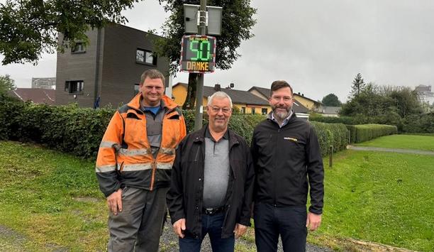 Dahnen Road Safety With Speed Display By Westenergie