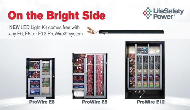 LifeSafety Power ProWire E6, E8 & E12 Include LED Lights