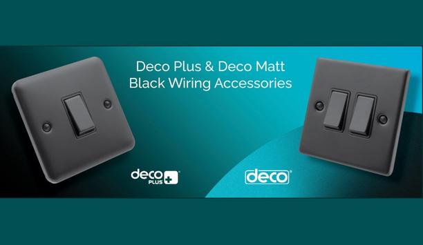 Scolmore Announces Addition Of Matt Black Wiring Accessories To Its Deco And Deco Plus Ranges