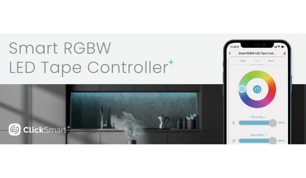Scolmore Brings RGBW LED Tape Controller To Control LED Tape Lighting Via The ClickSmart+ App