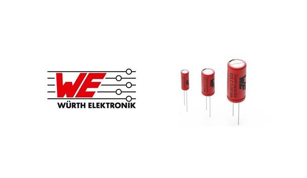 Würth Elektronik Publishes Additional Application Note On Supercapacitors