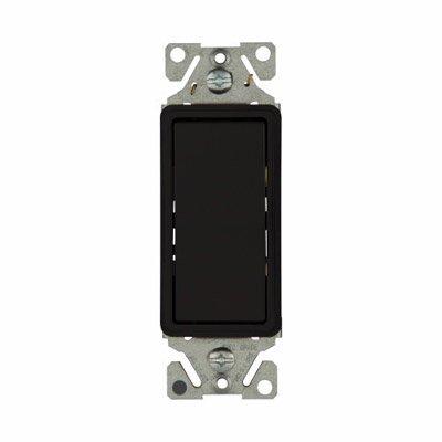 Eaton 7501-9BK Single Pole Decorator Standard Grade Switch