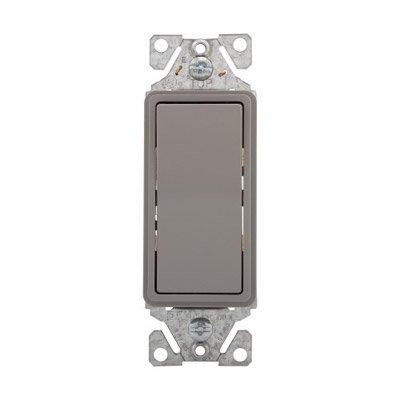 Eaton 7501-9GY Single Pole Decorator Standard Grade Switch