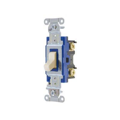 Bryant 4803BLA Light Almond Industrial Grade 3-Way Toggle Switch