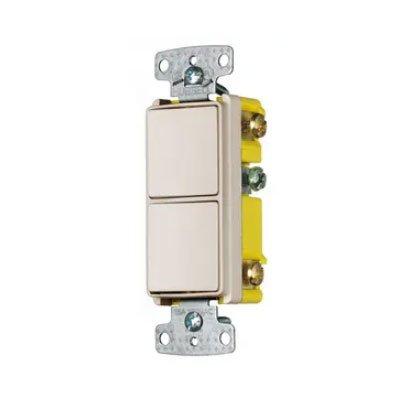 Bryant RCD303LA Residential Grade 3-Way Combination Rocker Switch