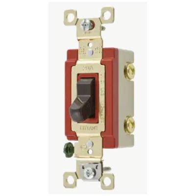 Bryant 4901 Brown Extra Heavy Duty Industrial Grade Single Pole Toggle Switch