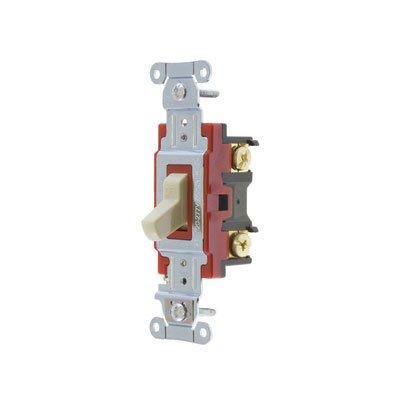 Bryant 4901BI Ivory Industrial Grade Single Pole Toggle Switch