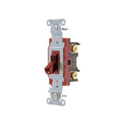 Bryant 4901BRED Red Industrial Grade Single Pole Toggle Switch