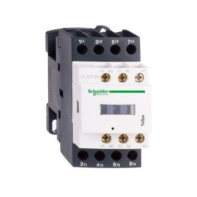 Schneider Electric LC1D098P7 Non-Reversing 4 Pole 20 A Contactor