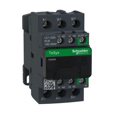 Schneider Electric LC1D25KUE Non-Reversing 3 Pole 25 A Contactor