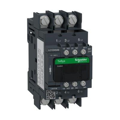 Schneider Electric LC1D40A6BD Non-Reversing 3 Pole 40 A Contactor