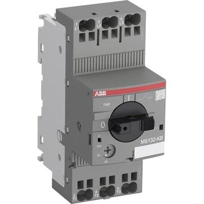 ABB MS132-0.16KB Manual Motor Starter With Push-In Spring Terminals For Railway Rolling Stock Applications