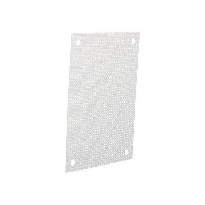 Wiegmann NP1616PP Carbon Steel White Perforated Back Panel