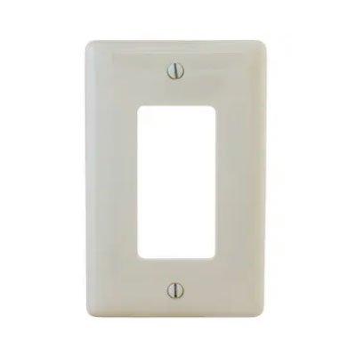 Bryant NPJJ26LA Light Almond 1-Gang 1-Decorator Jumbo Wallplate