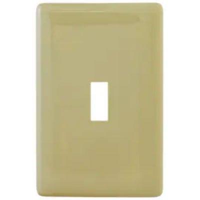 Bryant NPS1I Ivory 1-Gang 1-Toggle Snap-On Wallplate