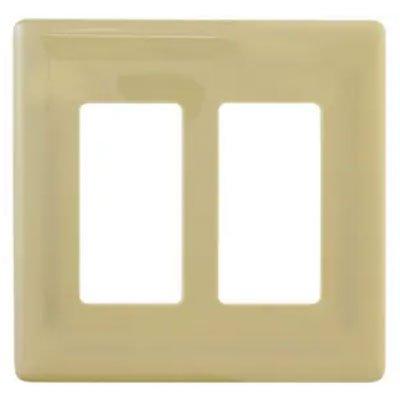 Bryant NPS262I Ivory 2-Gang 2-Decorator Snap-On Wallplate