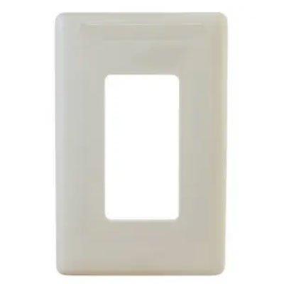 Bryant NPS26LA Light Almond 1-Gang 1-Decorator Snap-On Wallplate