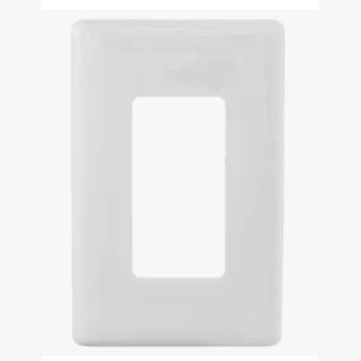 Bryant NPS26W White 1-Gang 1-Decorator Snap-On Wallplate