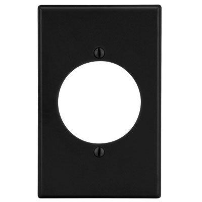 Bryant PJ724BK Black 1-Gang 2.15" Opening Mid-Size Wallplate