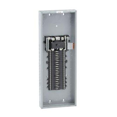 Schneider Electric QO142M200P Load center, QO, 1 phase, 42 spaces, 52 circuits, 200A convertible main breaker, NEMA1, UL