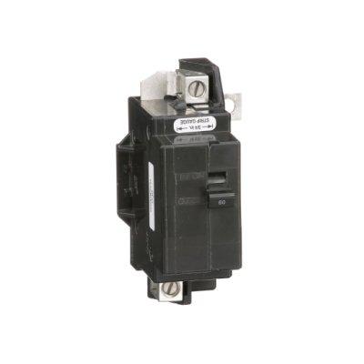 Schneider Electric QOM60VH Main breaker, QO, 60A, 2 pole, 120/240VAC, 22kA, bolt on mount