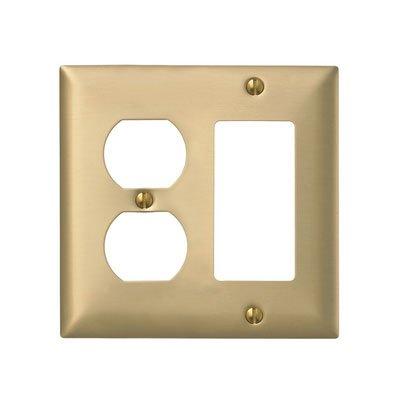 Bryant SB826 Brass 2-Gang 1-Duplex 1-Decorator Wallplate