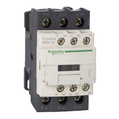 Schneider Electric T02AN13B7 Non-Reversing 3 Pole 9 A NEMA Contactor