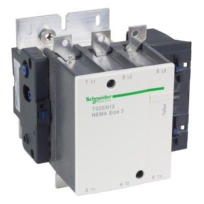 Schneider Electric T02FN13S7 Non-Reversing 3 Pole 135 A NEMA Contactor